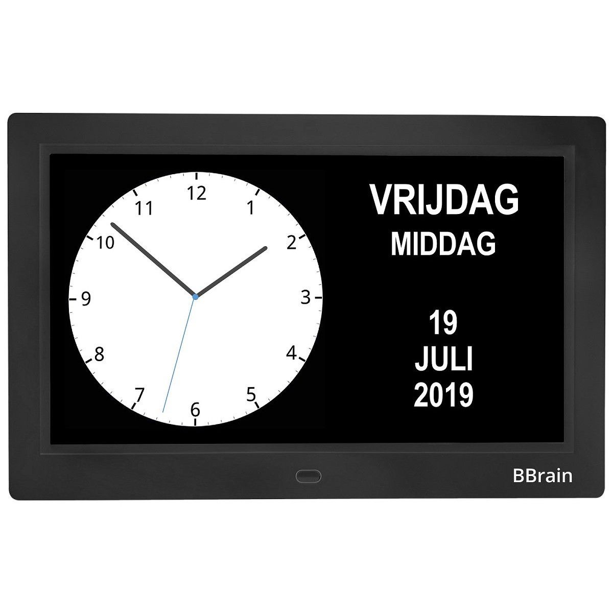 analoge dementieklok zwart kopen klok met dag en datum