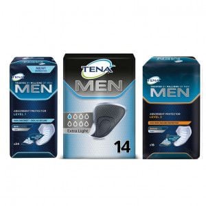 Combi Product: TENA Men Level 1 + Protective Shield + Level 3
