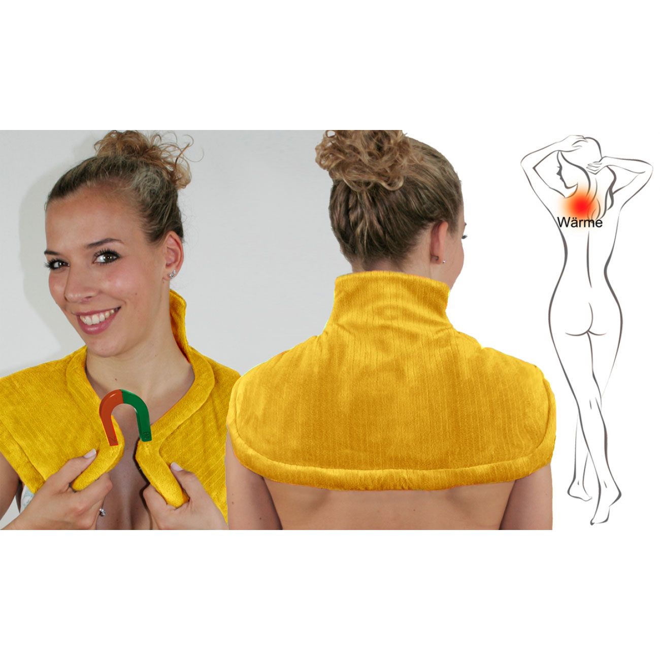 Warmtekussen voor schouder en nek