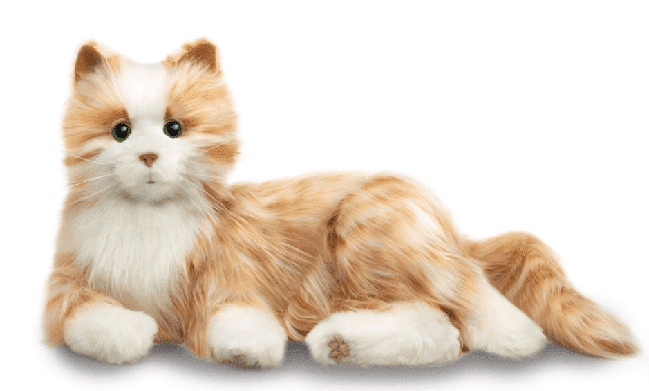 Interactieve Robot Kat voor Dementie Oranje Hulpmiddelwereld.be